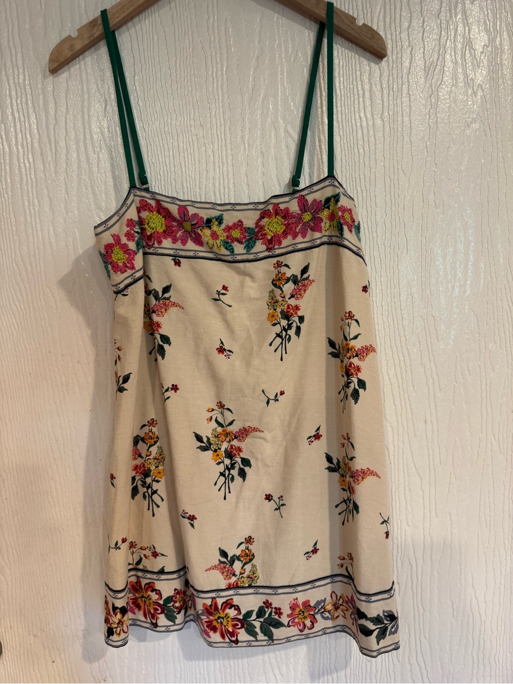 NWT Free People Bali Take Me With You Mini Shift Dress Ivory Size Medium - Picture 4 of 12